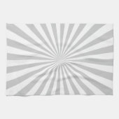 Klassiek licht grijs draaiend wiel theedoek (Horizontaal)