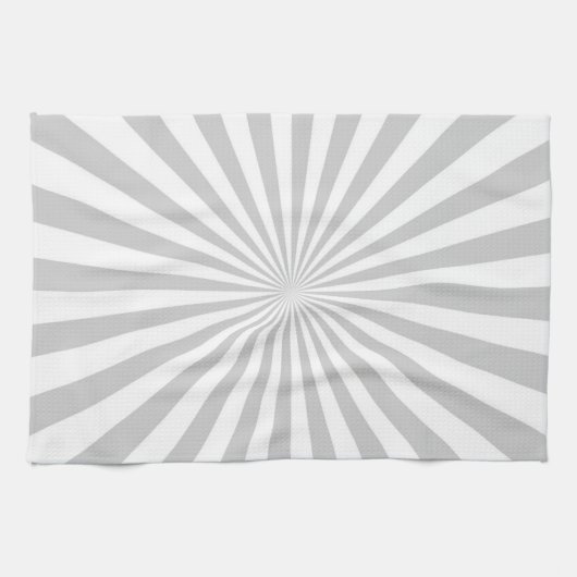 Klassiek licht grijs draaiend wiel theedoek (Horizontaal)