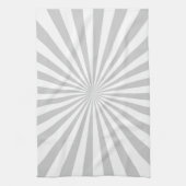 Klassiek licht grijs draaiend wiel theedoek (Verticaal)