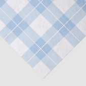 Klassiek lichtblauw en wit platform tissuepapier (Detail)