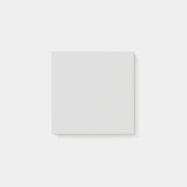 Klassiek Lichtgrijs Effen Kleur Minimalistisch Post-it® Notes (Voorkant)