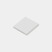 Klassiek Lichtgrijs Effen Kleur Minimalistisch Post-it® Notes (Schuin)