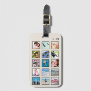 Klassiek Lijst Foto collage Bagagelabel