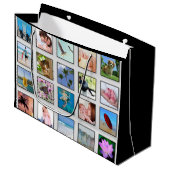 Klassiek Lijst Foto collage Large Cadeautasje (Voorkant Gekanteld)