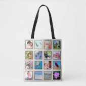 Klassiek Lijst Foto collage Tote Bag (Voorkant)