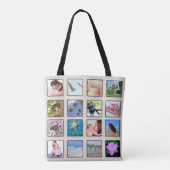 Klassiek Lijst Foto collage Tote Bag (Achterkant)