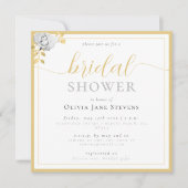 Klassiek Lijst zwart wit gelaagd Vrijgezellenfeest Kaart (Voorkant)