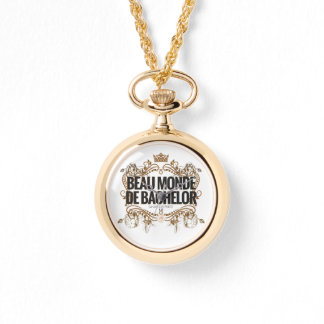 Klassiek Logo horloge: Beau Monde De Bachelor Horloge