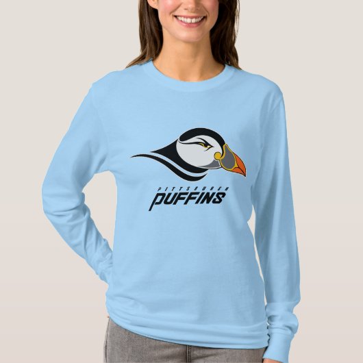 Klassiek Logo van Pittsburgh Puffins T-shirt (Voorkant)