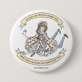 Klassiek Lolita Suffocate Ronde Button 7,6 Cm
