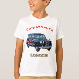 Klassiek Londen Zwart Taxicab T-shirt