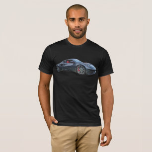 Klassiek Lotus Abstract T-shirt