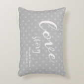 Klassiek "Love Story" bruiloft/speciale gelegenhei Decoratief Kussen (Voorkant(Verticaal))