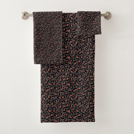 Klassiek luipaard serie ontwerp 2 bad handdoek (Insitu)