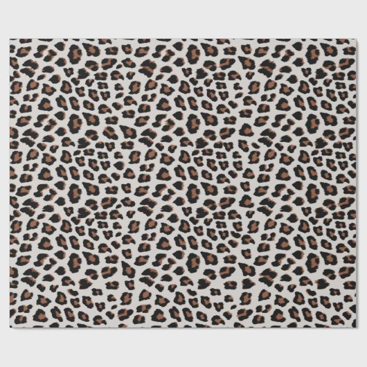 Klassiek Luipaardprintpatroon Cadeaupapier (Vlak)