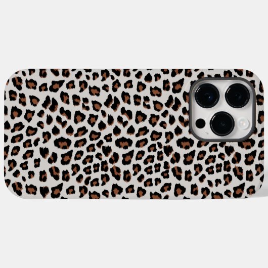 Klassiek luipaardprintpatroon Case-Mate iPhone case (Achterkant (horizontaal))