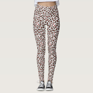 Klassiek luipaardstip naadloos patroon leggings