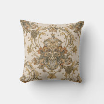 Klassiek, Luxe Ornament, Goud Beigi Grijs