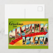 Klassiek Mackinac Island Briefkaart (Voorkant / Achterkant)