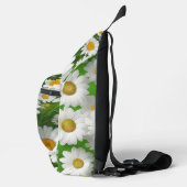 Klassiek madeliefjespatroon witte bloemenvelden gr sling bag (Rechts)