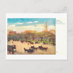 Klassiek Madison Square in New York City Briefkaart