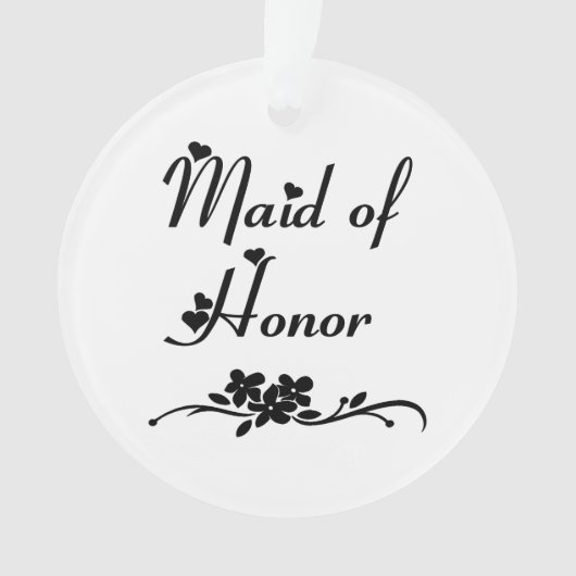 Klassiek Maid of Honor Ornament (voorkant)