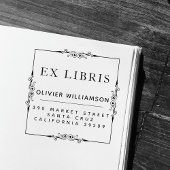 Klassiek mannelijk Lijst Ex Libris Boekplaat Zelfinktende Stempel