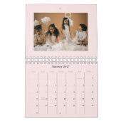 Klassiek Maroon Prettig Kerstfeest Kalender (Jan 2027)