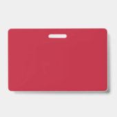 Klassiek massief True rood Badge (Achterkant)