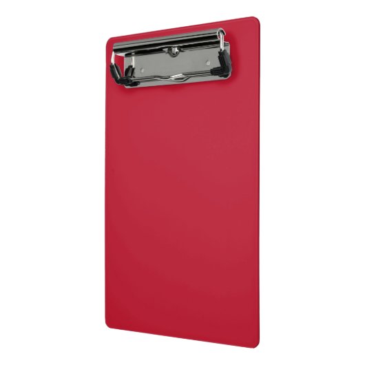 Klassiek massief True rood Mini Klembord (Angled2)