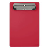 Klassiek massief True rood Mini Klembord (Voorkant)