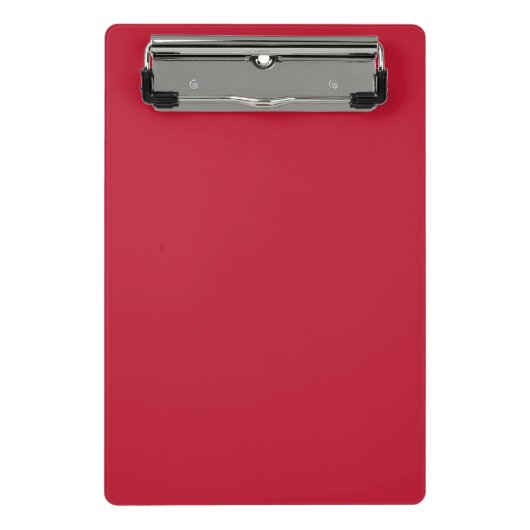 Klassiek massief True rood Mini Klembord (Voorkant)