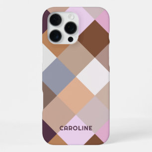 Klassiek mauve roze perzik oranje violette roze mo iPhone 16 pro max hoesje