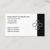 Klassiek Medisch Huis Gezondheid Verpleegkunde Visitekaartje (Voorkant)