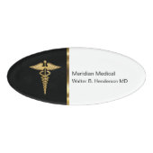 Klassiek medisch personeel naambadge (Voorkant)