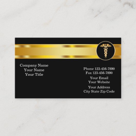 klassiek medisch visitekaartje (Voorkant)