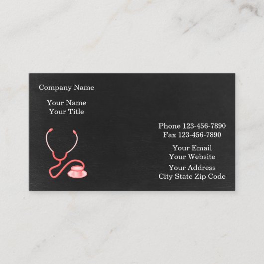 klassiek medisch visitekaartje (Voorkant)