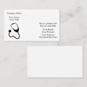 klassiek medisch visitekaartje (Voorkant / Achterkant)