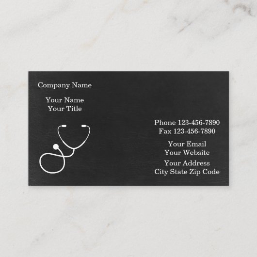 klassiek medisch visitekaartje (Voorkant)