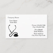 klassiek medisch visitekaartje (Voorkant)