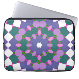 Klassiek meerkleurig patroon laptop sleeve
