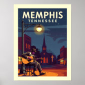 Klassiek Memphis Tennessee Poster (Voorkant)