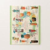 Klassiek menu legpuzzel (Verticaal)