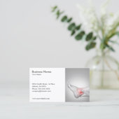 Klassiek met foto van de ankle Doctor in de vrouw Visitekaartje (Staand voorkant)