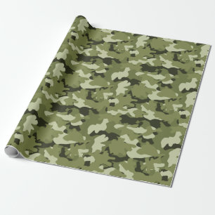 Klassiek militair camouflage-patroon Wrapppapier Cadeaupapier