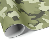 Klassiek militair camouflage-patroon Wrapppapier Cadeaupapier (Rol Hoek)