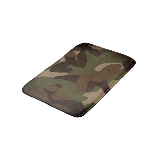 Klassiek militair camouflagepatroon badmat (Gekanteld)