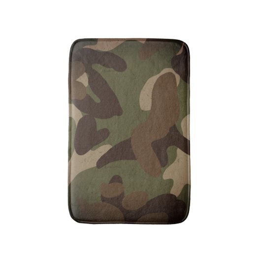 Klassiek militair camouflagepatroon badmat (Voorkant Verticaal)
