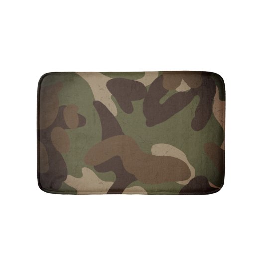 Klassiek militair camouflagepatroon badmat (Voorkant)