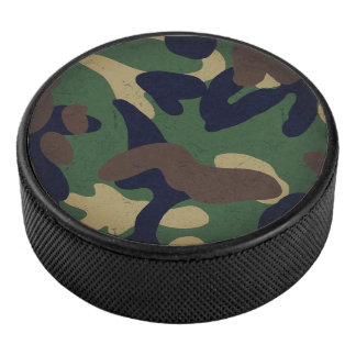 Klassiek militair camouflagepatroon hockey puck